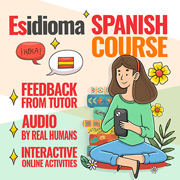 Spanish course + tutor