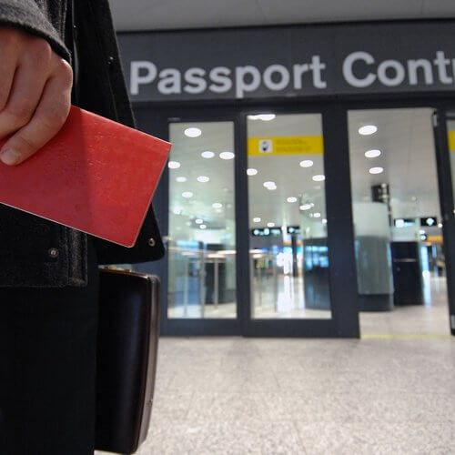 control de pasaportes