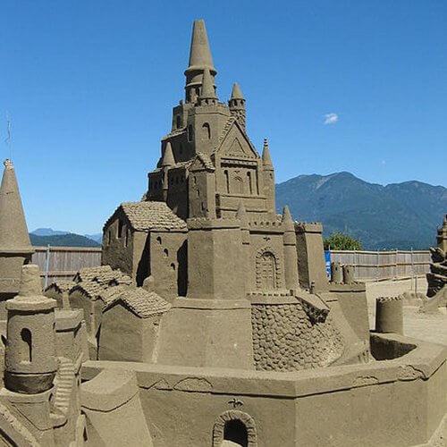 castillo de arena