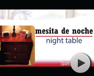 Go to video Objects in the bedroom